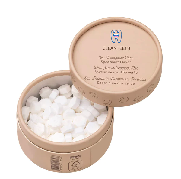 CLEANTEETHChewable Toothpaste Tablets, Calculus Removal, Teeth Whitening, Healing Mouth Ulcers, Eliminating Bad Breath, Preventing and Healing Caries