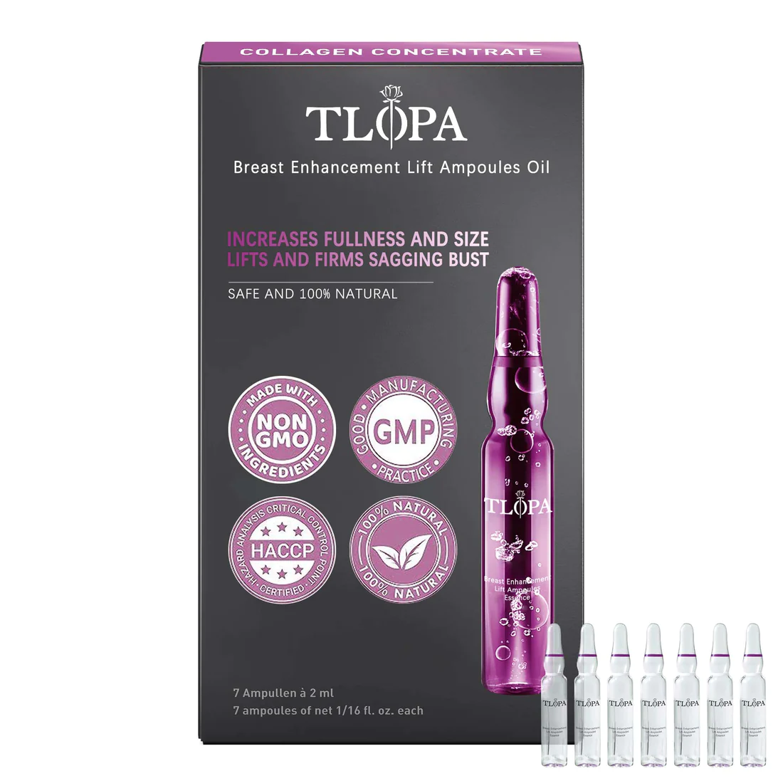 TLOPA Breast Enhancement Lift Ampoules oil