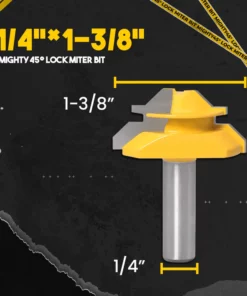 Mighty45° Lock Miter Bit