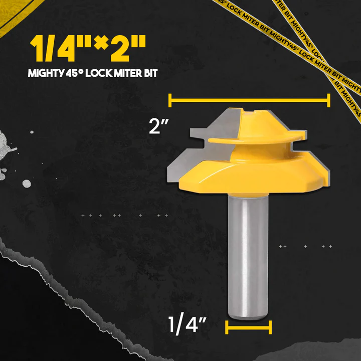 Mighty45° Lock Miter Bit