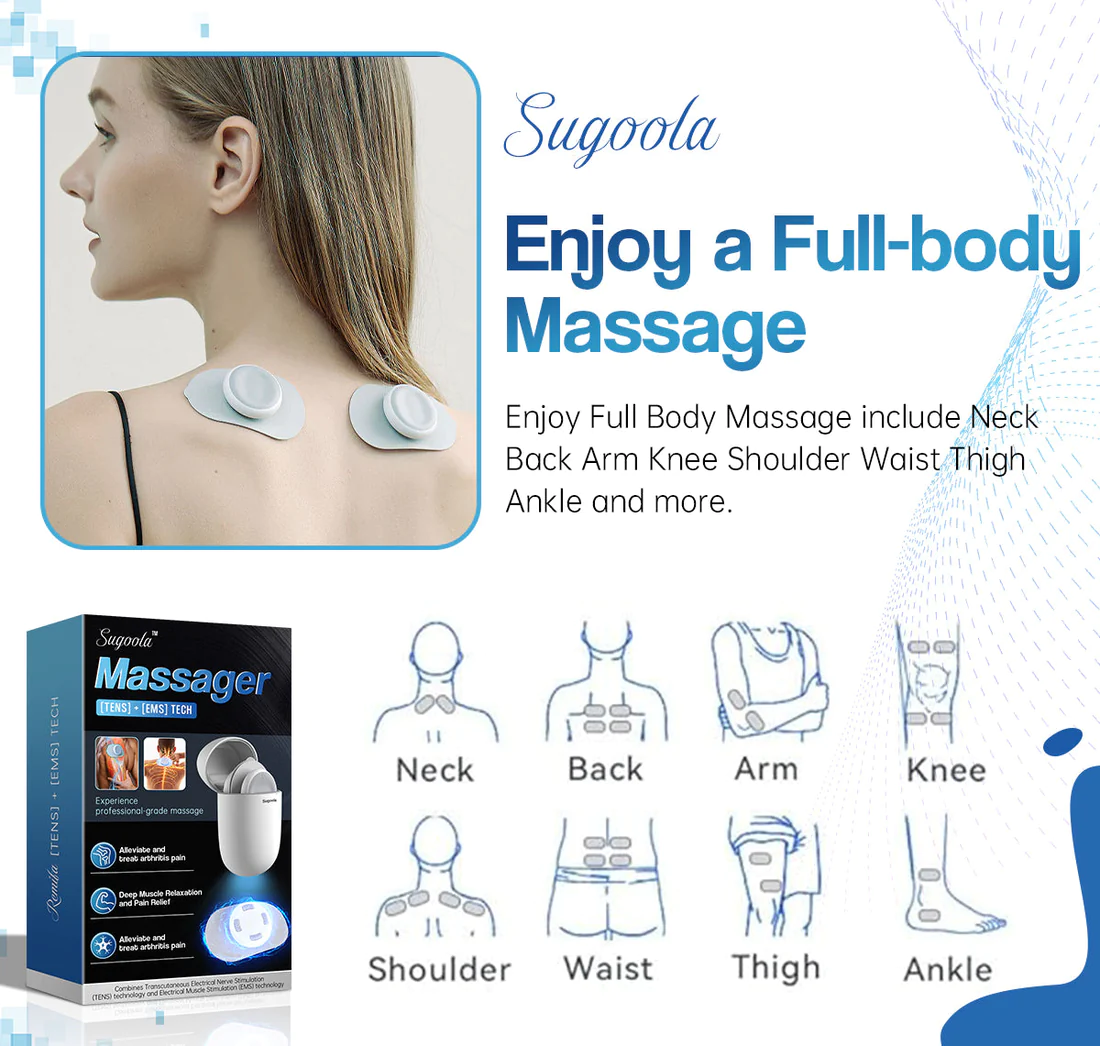 Sugoola [Tens] Electrical Nerve Stimulation Therapy  Smart Portable Massager