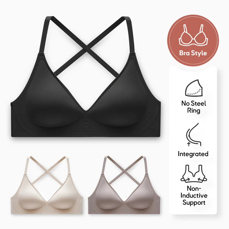 GFOUK U-Shape Ultra-Thin Non-Marking Backless Bra