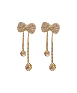 Bow Diamond Earrings