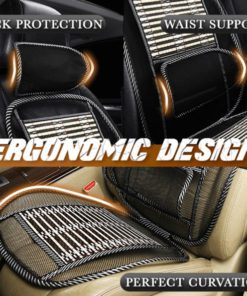 Ergonomic Bamboo Car Seat Pad