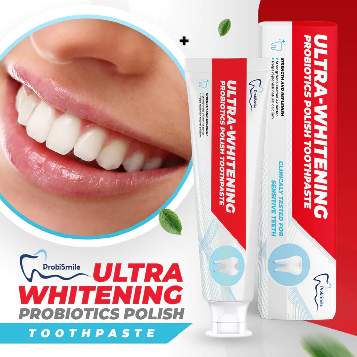 ProbiSmile Ultra-Whitening Probiotics Polish Toothpaste