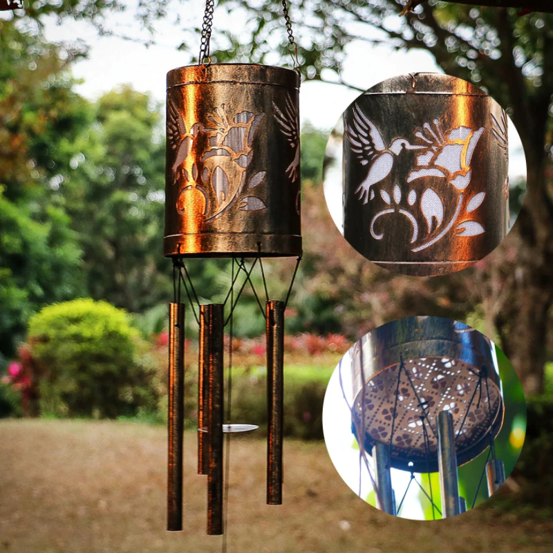 Animal Metal Wind Chime Lamp