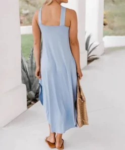 Off Shoulder Halter Long Dress