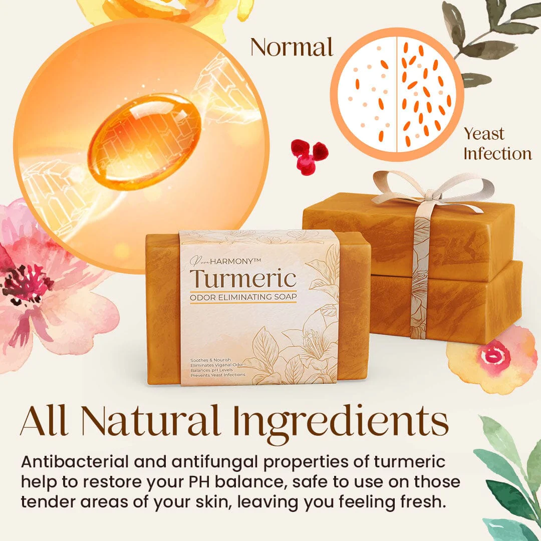 PureHarmony Turmeric Odor Eliminating Soap