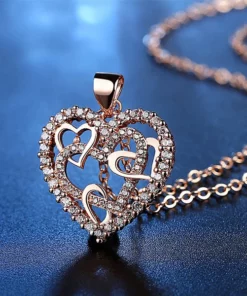 Interlocking Hearts Necklace