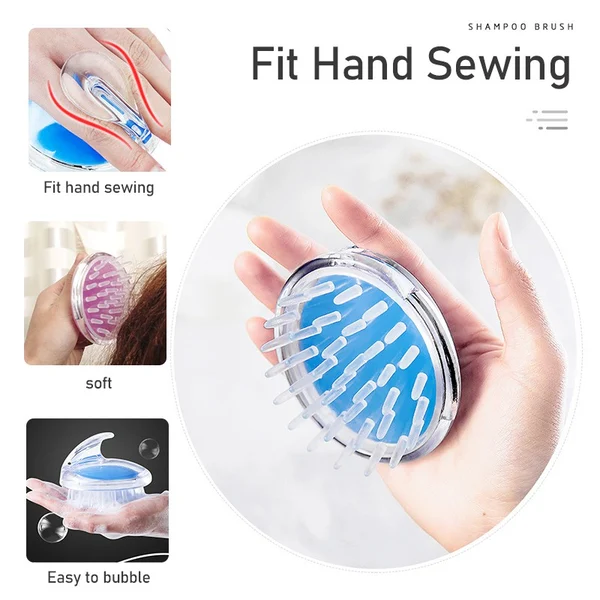 Silicone Shampoo Massage Brush