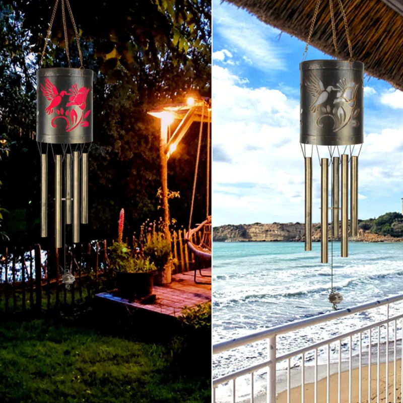 Animal Metal Wind Chime Lamp