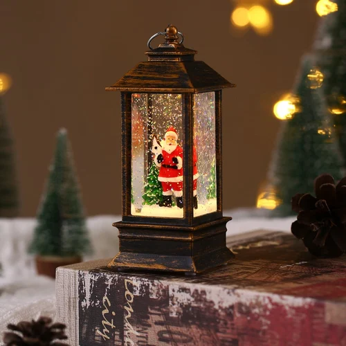 Snow Globe Christmas Lantern Decorations