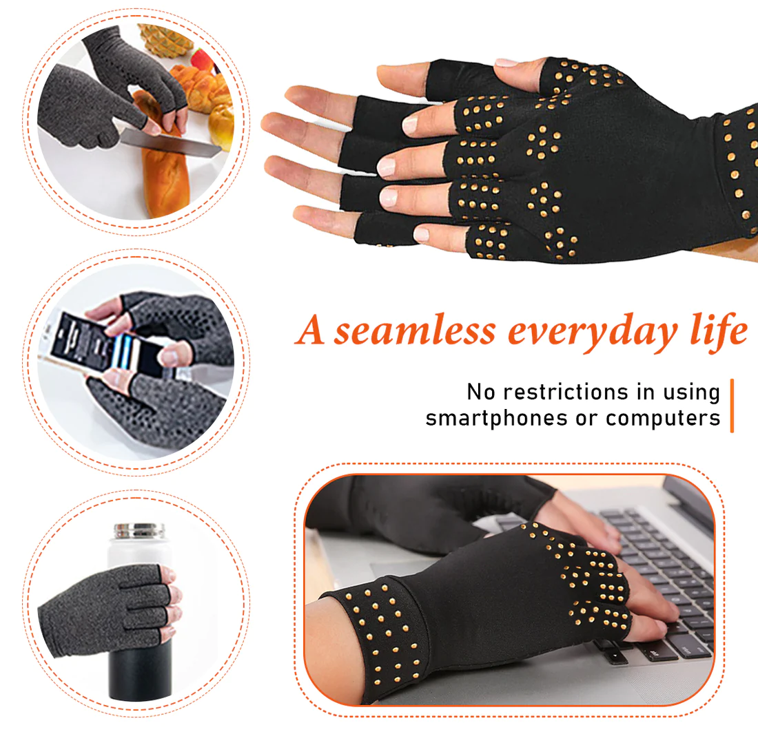 Sugoola Tourmaline Arthritis Compression Gloves