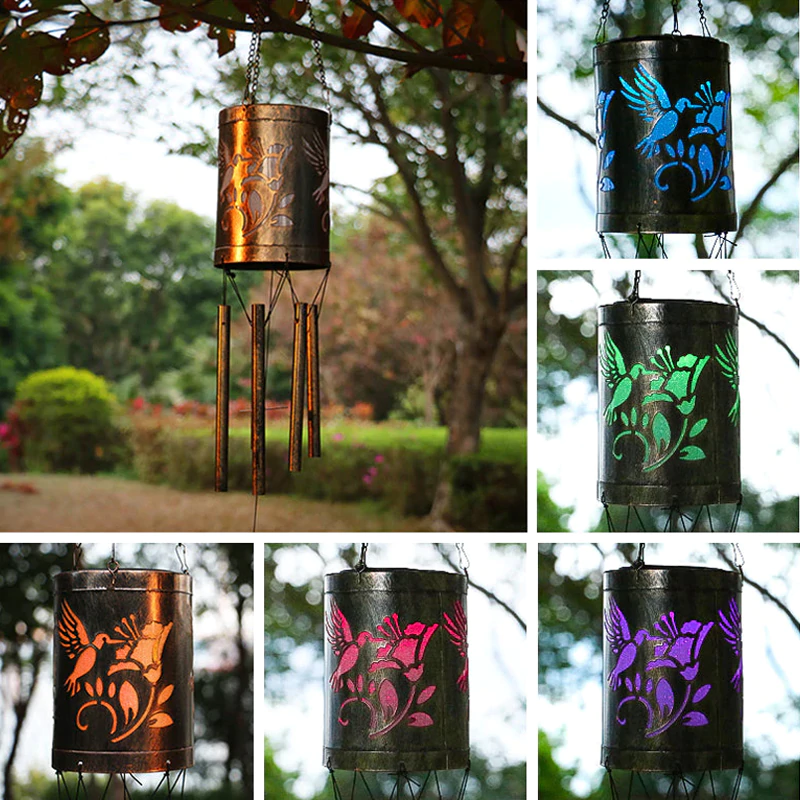 Animal Metal Wind Chime Lamp