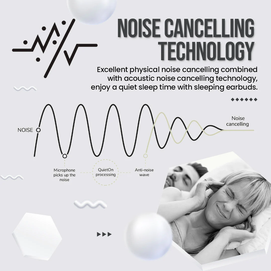 Oveallgo Noise-Cancelling Sleep Earbuds