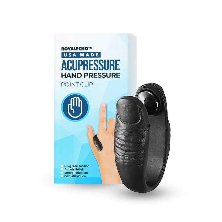 Royalecho USA Made Acupressure Hand Pressure Point Clip