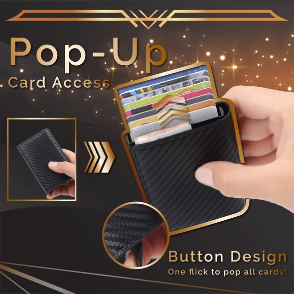 RFID Ultra Slim Pop-Up Wallet