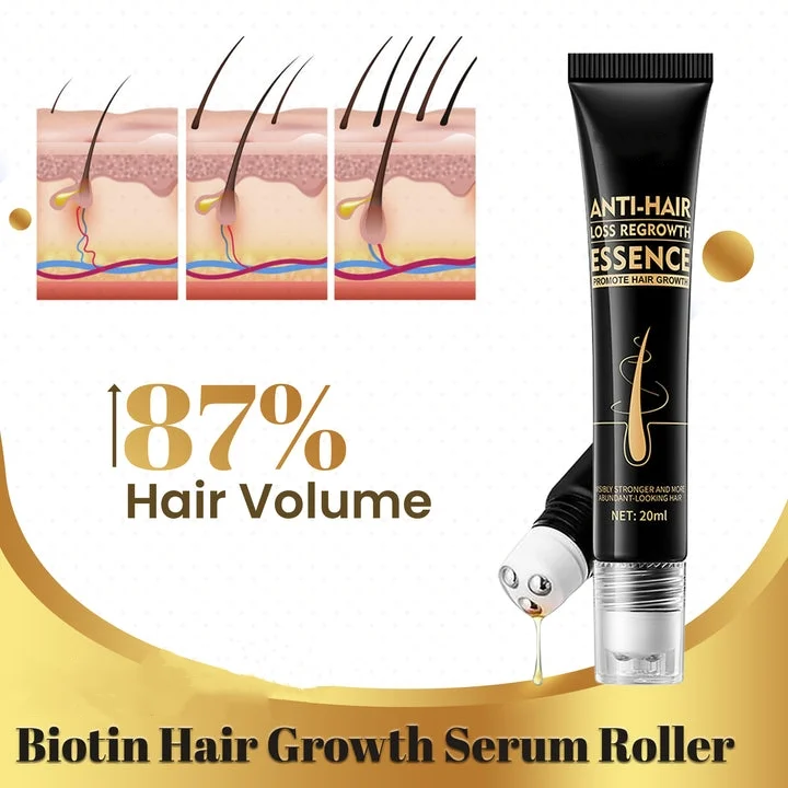 Stovis Biotin Hair Growth Roll-On Massage Essence