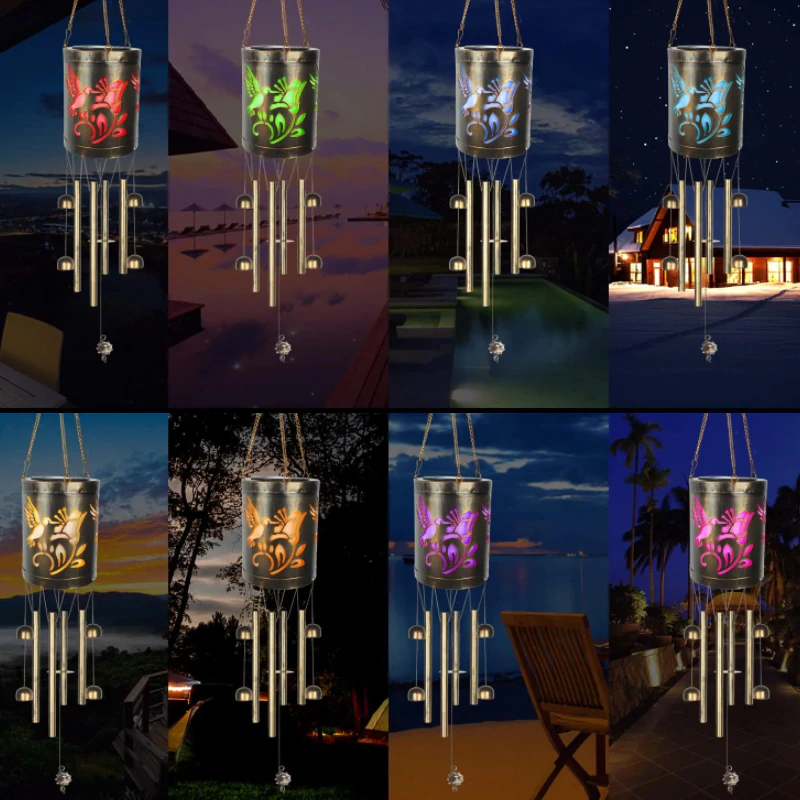 Animal Metal Wind Chime Lamp