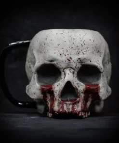 Gothic Realistic Skull Mug