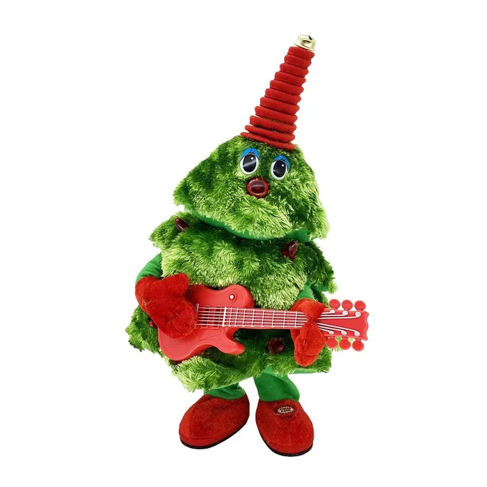 Electric Christmas Tree Singing and Dancing Christmas Tree Electronic Plush Toys