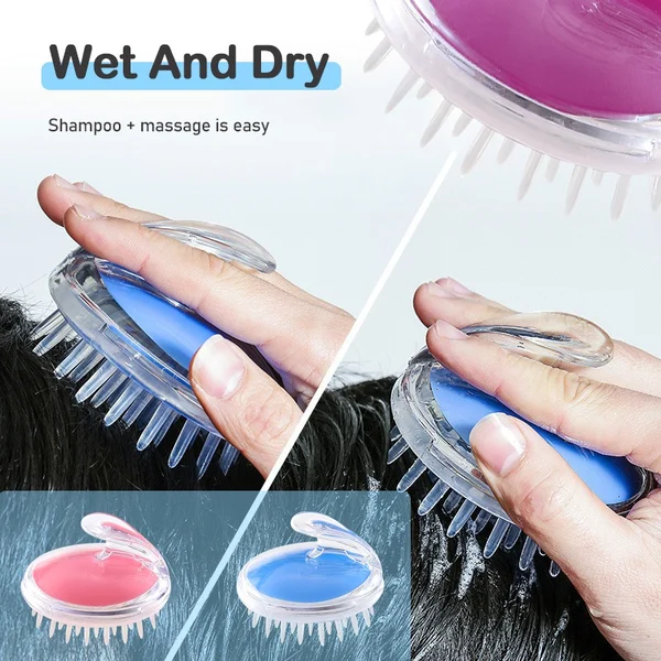 Silicone Shampoo Massage Brush