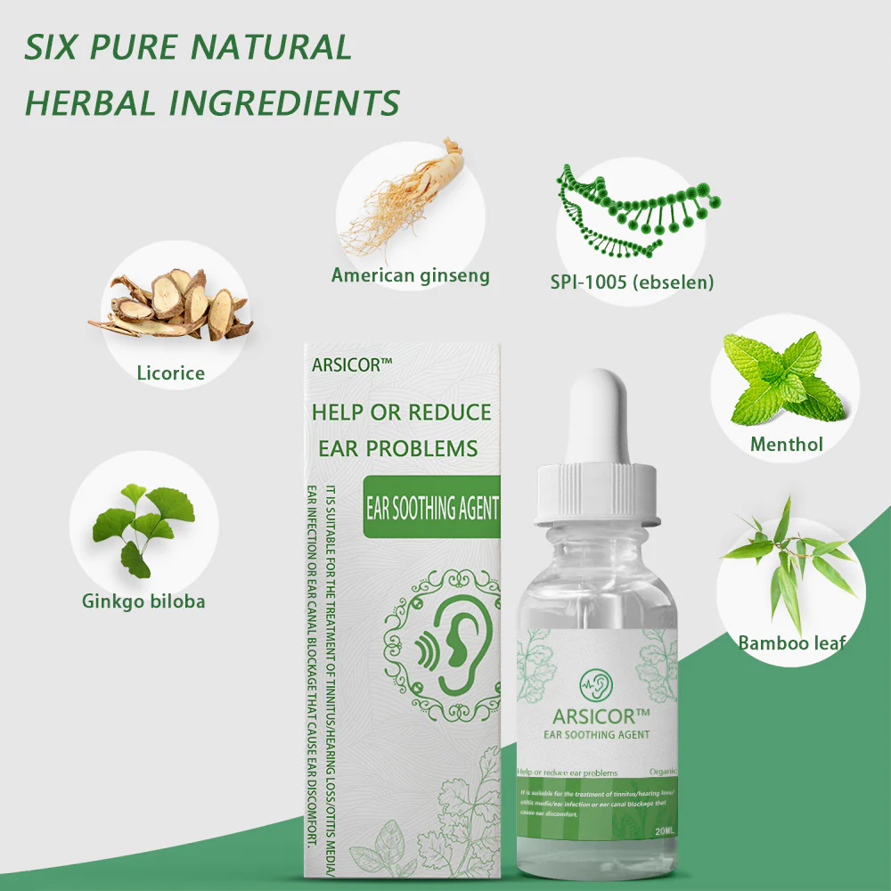 Organic Herbal Drops for Tinnitus