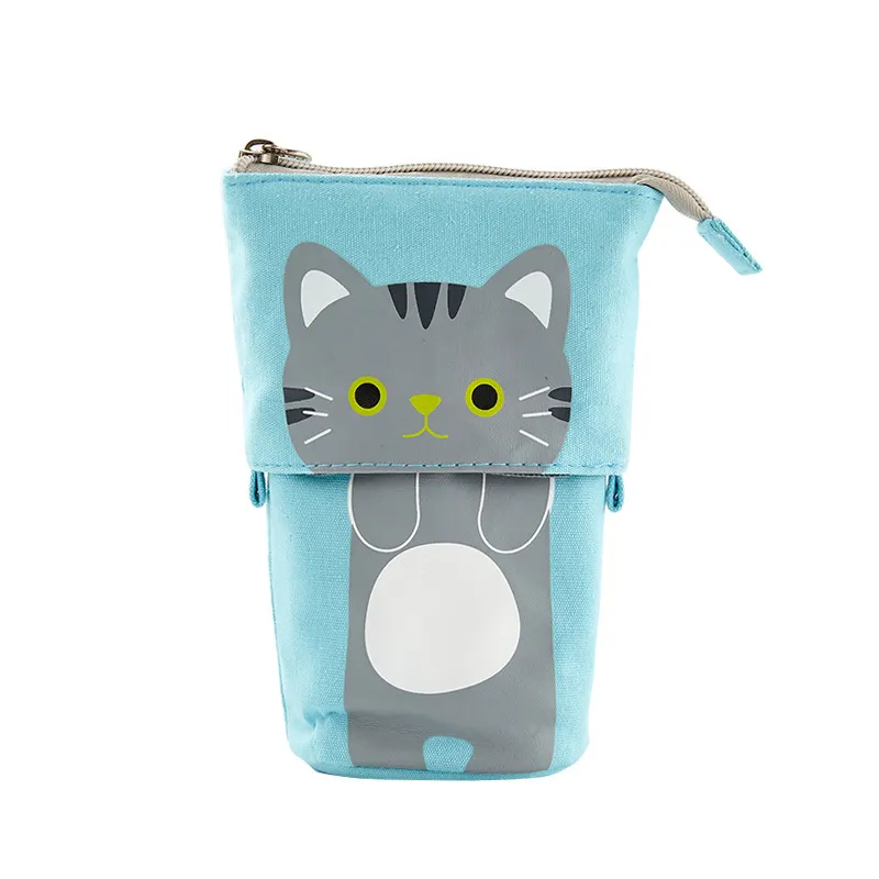 Simple And Cute Canvas Pull Retractable Pen Holder