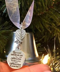 Christmas Ornaments Angel Wings Bell-Memorial