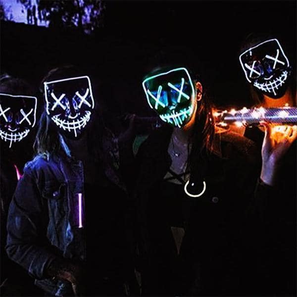 Halloween Led Face Mask