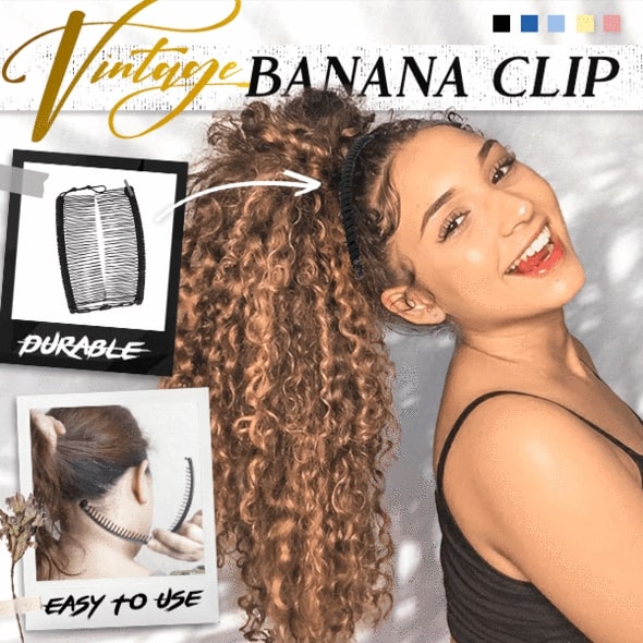 Vintage Banana Hair Clip