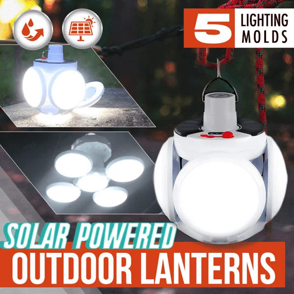 Foldable Solar Outdoor Lanterns