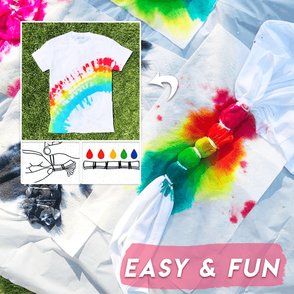 Easy & Quick Tie-Dye Color