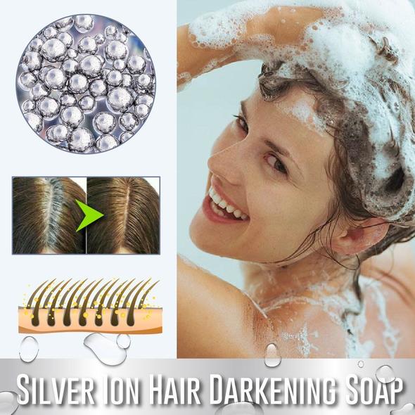 Silver Ion Darkening Shampoo Bar