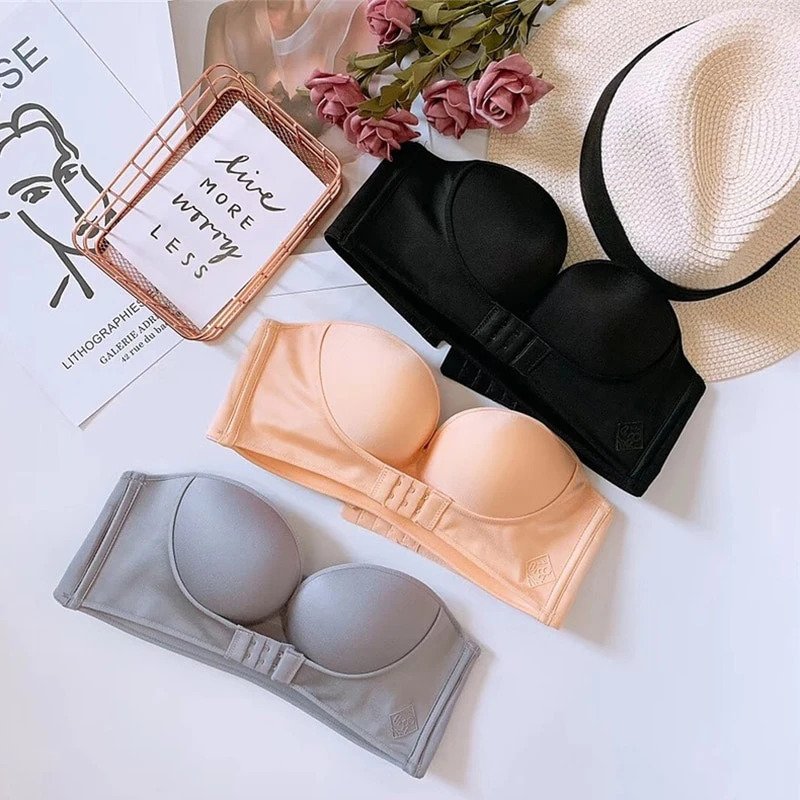 Invisible Front Push Up Bra