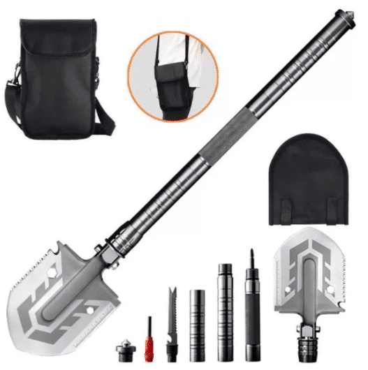 23-in-1 Multi-Purpose Folding Shovel