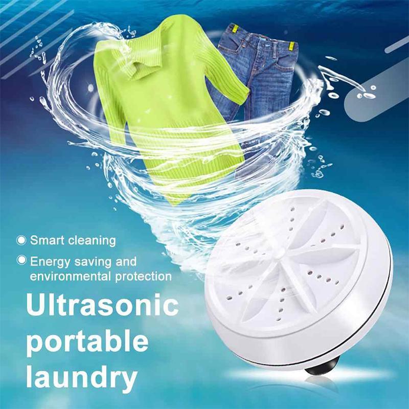 Ultrasonic Mini Portable Turbo Washing Machine