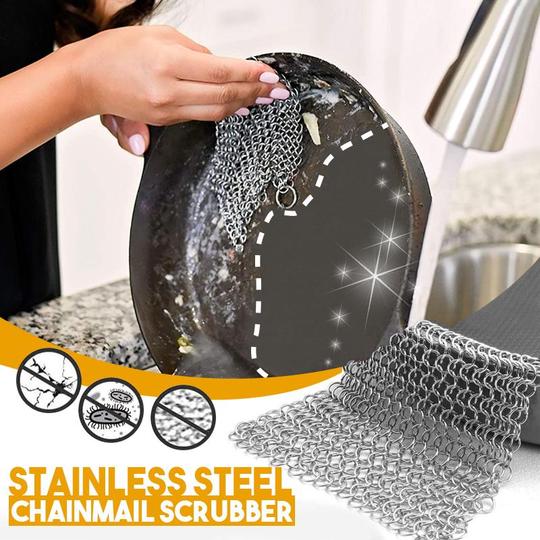 Stainless Steel Chainmail Scrubber