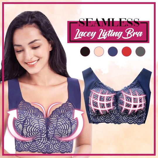 Seamless Lacey Lifting Bra