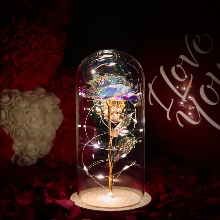 Unfading LoveShining Rose Decoration