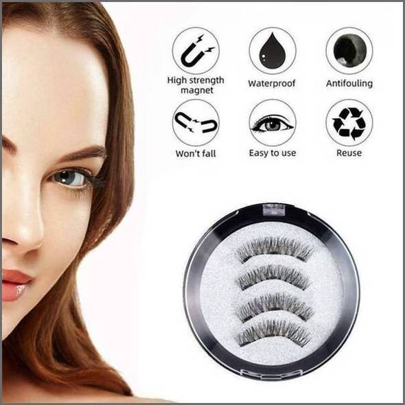 8D Quantum Magnetic Eyelashes with Soft Magnet Technology