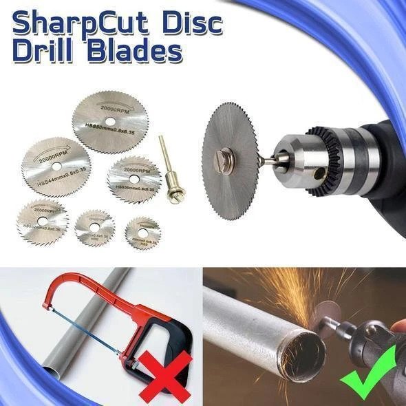 SharpCut Disc Drill Blades