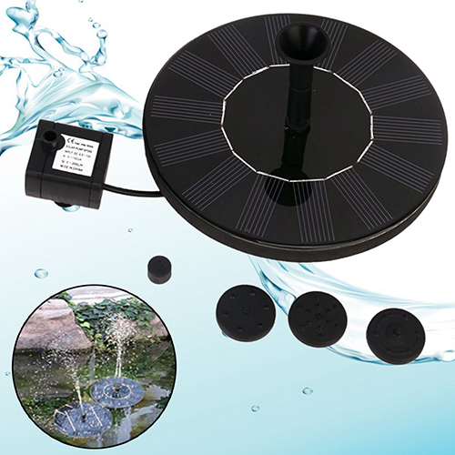 Solar Panel Water Fountain