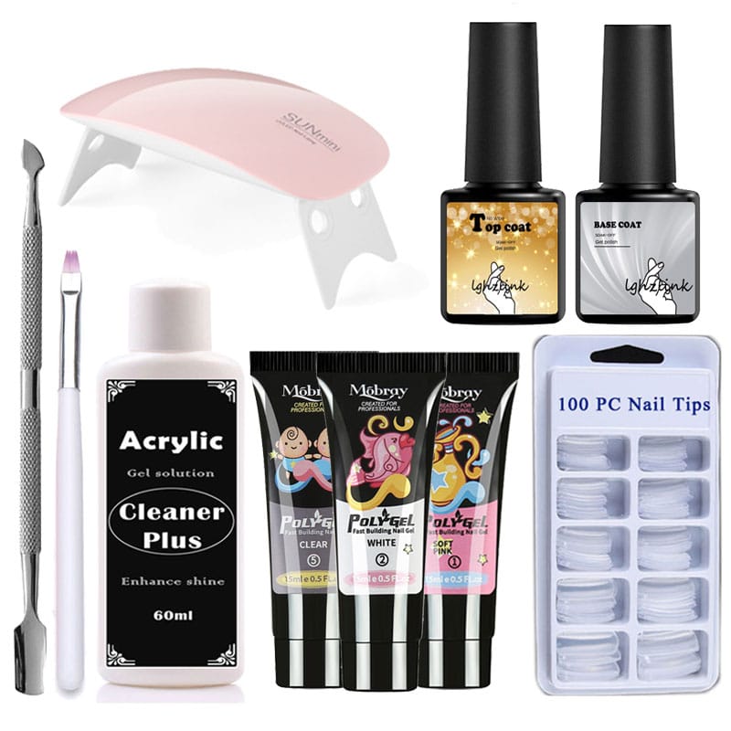 Mobray Easy PolyGel Nail Lengthening Kit