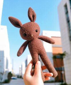 Handmade Crochet Chill Pill Yoga Doll