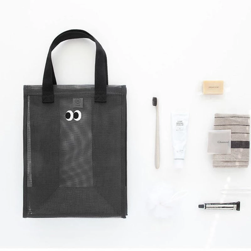 Cute Eyes Breathable Mesh Tote Bag