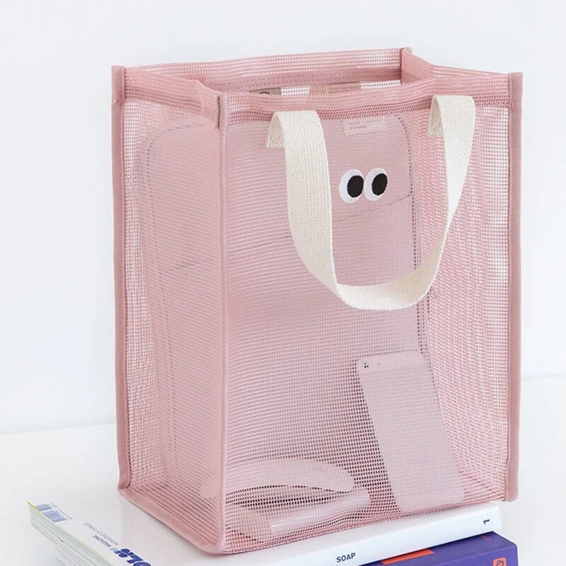 Cute Eyes Breathable Mesh Tote Bag