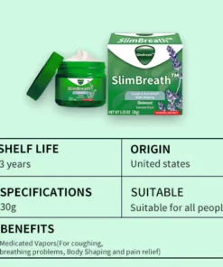 2023SlimBreath Herbal Cellulite Removal Medicated Vapors Ointment