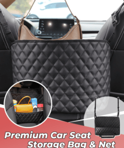 Premium Car Seat Storage Bag & Net