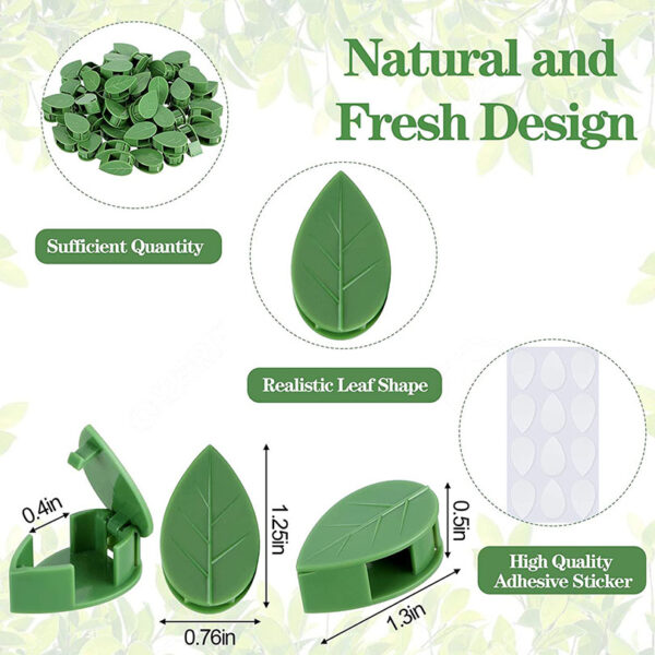 Leaf Shaped Self Adhesive Hook (10/20/40pcs)